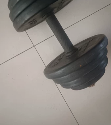 防摔防滑 哑铃 单个13.5kg 另外一个...