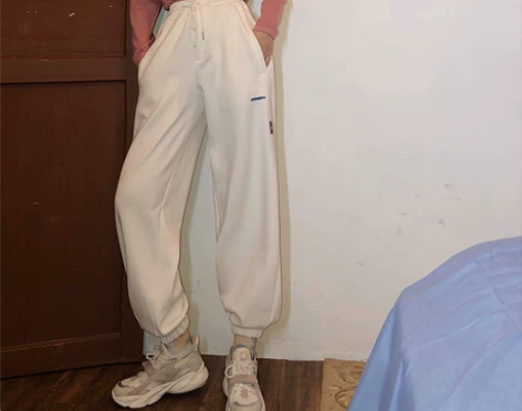 梁拌泡菜 秋冬新款裤子直筒宽松卫裤潮牌in...