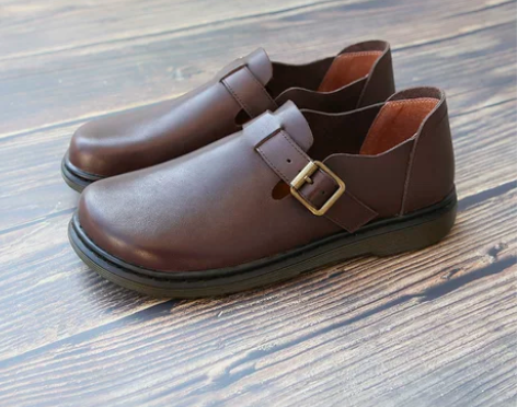 依旧 2022秋冬 定制牛筋软底 一字扣极...