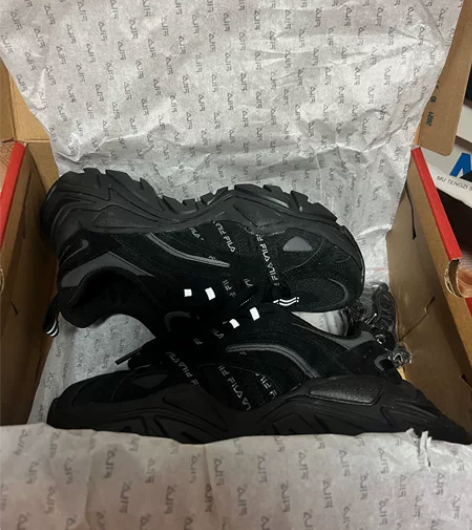 Fila斐乐 鱼刺二代 黑色 36码 全新...