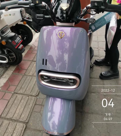 全新台铃电动车 疫情前定的最喜欢的紫色电动...