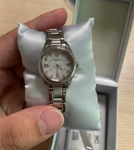 精工电波女表，SWFH061全新全套 未佩...