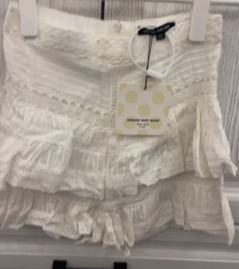 JOEY 清纯小学妹蕾丝a字短裙蛋糕裙 蓬...