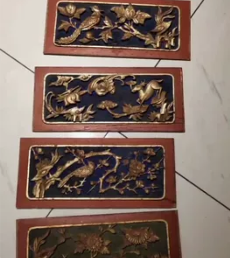 清中期·上杭老工精品木雕五件套。话不多说，...