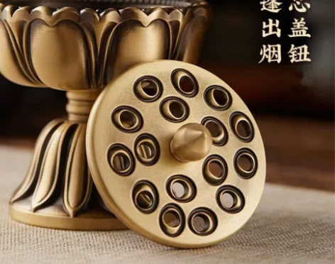 家用莲花灯盘香薰炉 精美摆件，感受生活美学...
