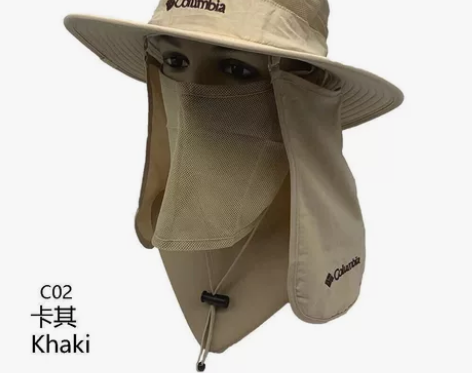 哥伦比亚渔夫帽宽边旅游遮阳帽爬山防晒帽男女...