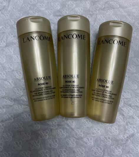 兰蔻菁纯玫瑰水50ml69元包邮 一组3瓶...