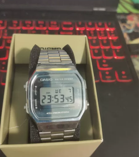 卡西欧CASIO A168WEM-7 复古...