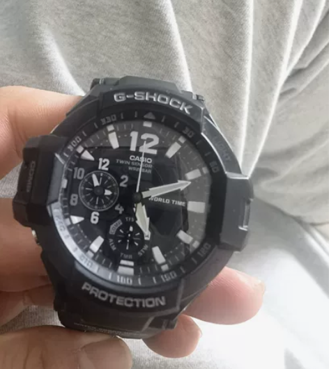 卡西欧手表男G-SHOCK航空系列。从来没...