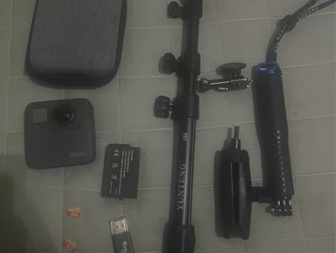 gopro fusion360全景相机成色...