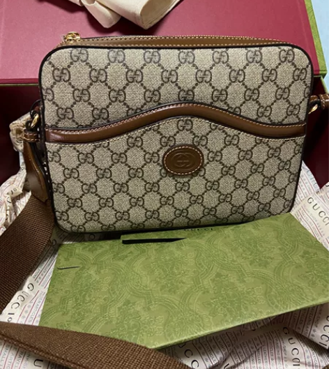 Gucci 古驰男邮差包、 GUCCI古驰...