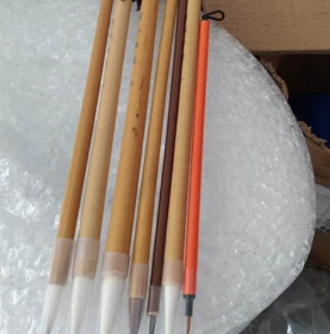 毛笔中楷兼毫狼毫羊毫鼠须勾线,纯狼毫勾线书...