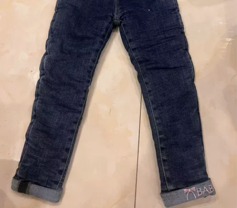女童牛仔裤冬款新款儿童中大童弹力修身铅笔小...