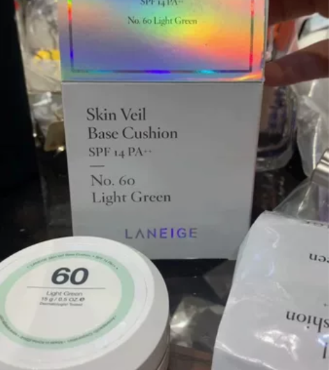 兰芝隔离气垫 1个盒2个芯 就是带个替换芯...