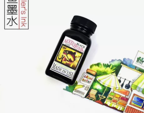 鲶鱼永恒黑墨水，防水墨水，包邮，全新，不还...