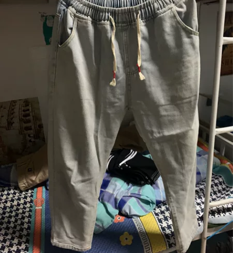 九分牛仔裤 175 140内穿着合身 ...