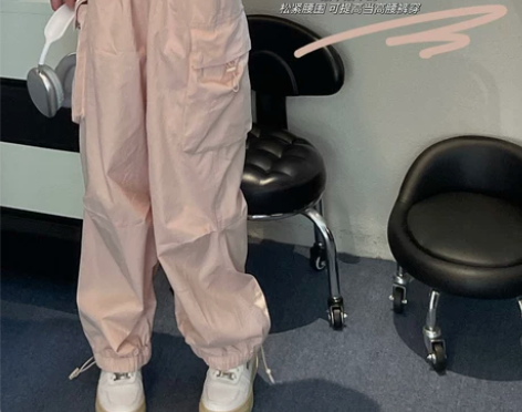 【EGGSSHOP】美式复古痞帅宽松感高腰...