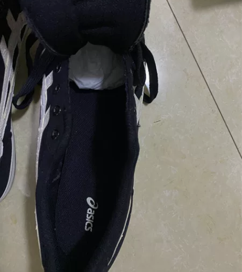 亚瑟士帆布鞋 45码 大码 一次未穿 ...