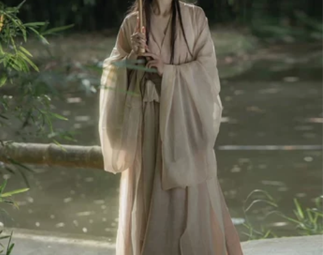 神明少女汉服夏款魏晋制南北朝直裾古装改良广...