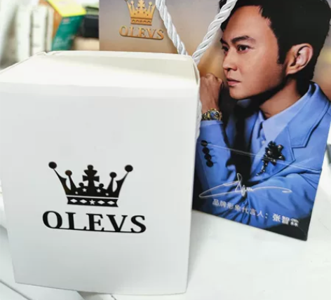 OLEVS/欧利时手表女小众轻奢小绿表方表...