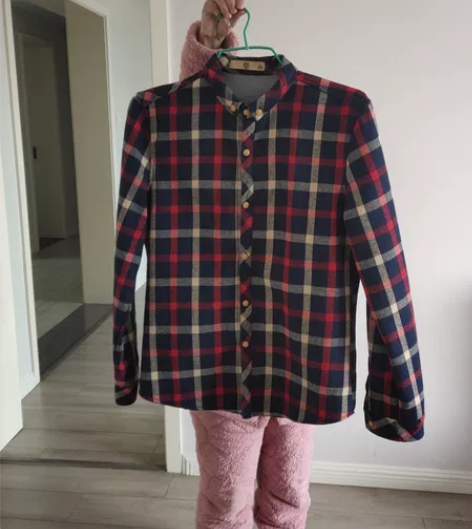 衬衣男有绒 165cm84A 衣长64cm...