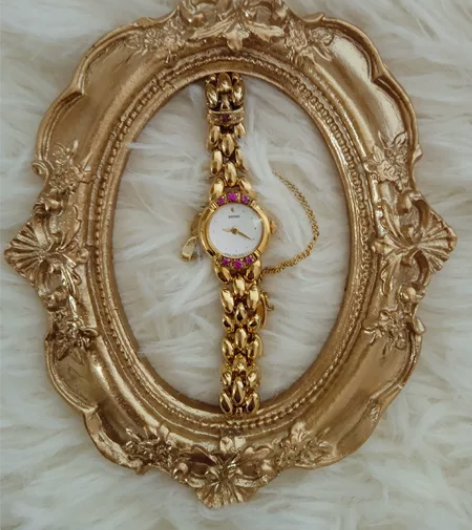 日本回流Seiko中古vintage彩宝链...