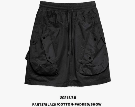 超帅推荐 腔调感剪裁夏季男生国潮短裤男潮流...