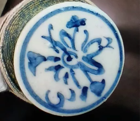 瓷器包邮可小刀，瓷画轴  青花老书法字画轴...