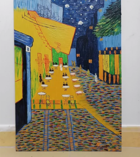 亏亏亏，50元一张包邮，纯手绘梵高系列，尺...