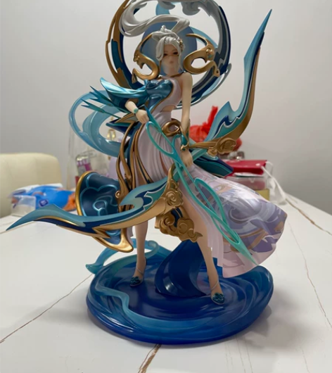 王者荣耀手办，太华伽罗，朋友送的，才放一个...