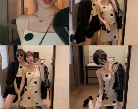 Alice W花花家网红内搭打底吊带背心女...