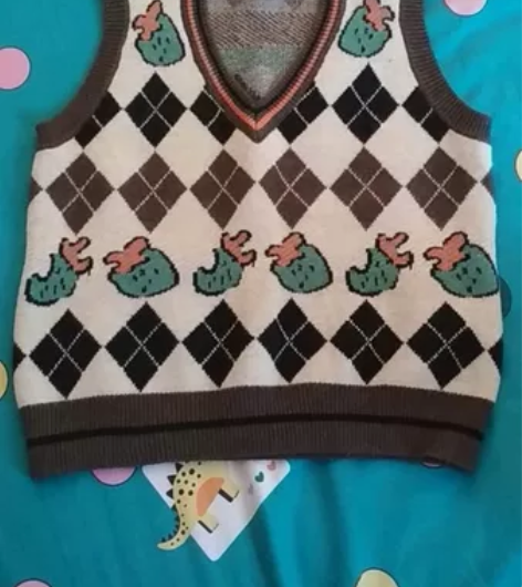 针织背心,M码 衣长50,肩宽36,胸围1...