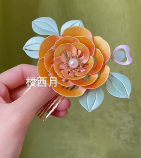 缠花牡丹，线是独角商店家的绝版朝花夕拾 手...