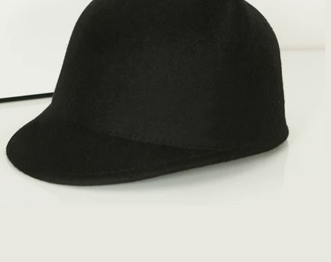 女潮秋冬羊毛呢帽 英伦马术礼帽 儿童帽韩国...