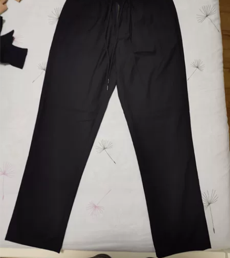 黑色休闲裤 33码的腰婚礼西服定制的