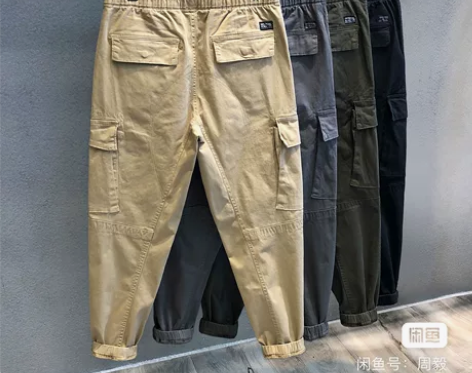 2022新款男士束脚裤休闲工装裤子 全新的...
