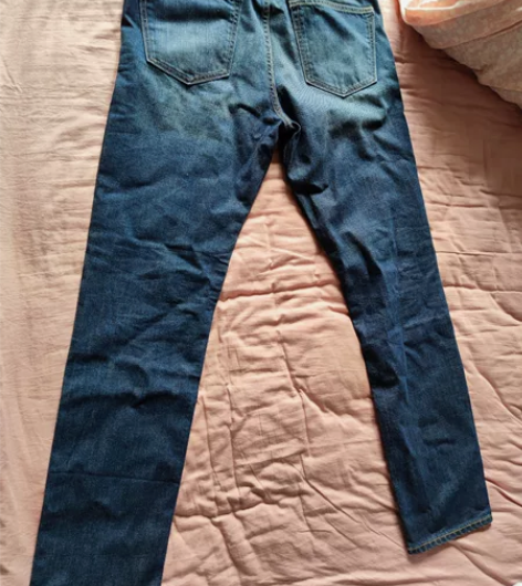 old navy 直筒修身牛仔裤 样裤 没...