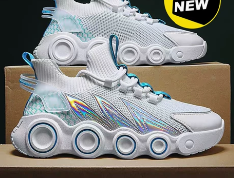 男鞋   夏季2021新款男士休闲运动鞋网...