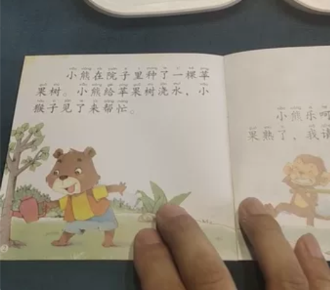 充插两用读书台灯,支持语文英语数学,故事书...