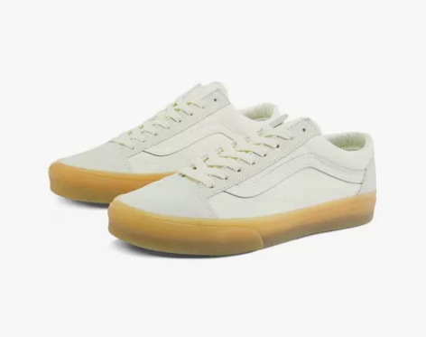 Vans 范斯万斯低帮板鞋生胶底牛筋底小白...