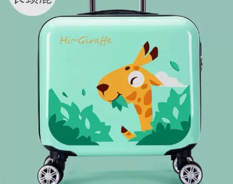咔米嗒儿童拉杆箱卡通女万向轮女童宝宝行李箱...