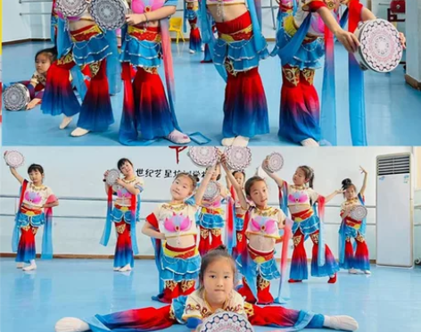 飞天乐鼓铃鼓敦煌舞蹈服中国舞少数民族风妙