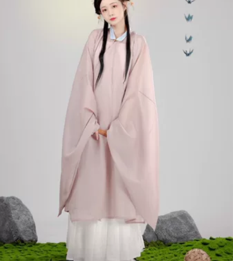 五五年 酒中仙 原创汉服女明制立领，粉色，...