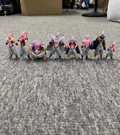 七龙珠 布欧全家福 8款魔人布欧，高度7-...