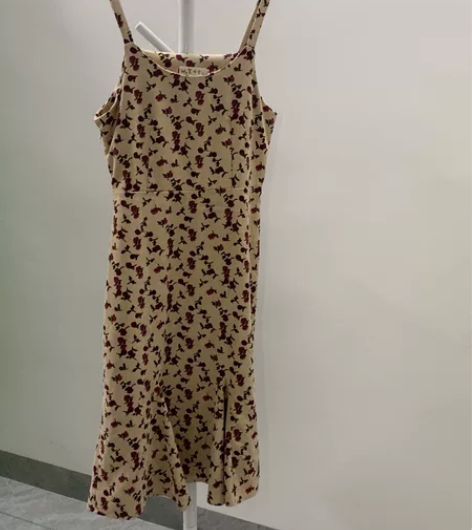 法式复古鱼尾裙 灯芯质量 长款 m码 感兴...