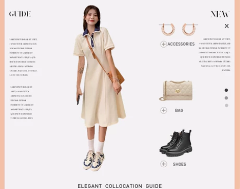 2022新款polo连衣裙子小众设计夏季港...