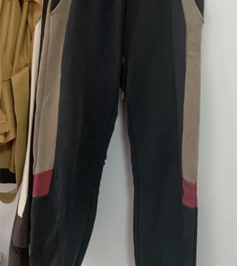 男士加绒束脚运动裤，适合冬天穿，M码170...