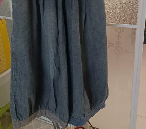 紫牧阔腿牛仔裤 感兴趣的话点“我想要”和我...