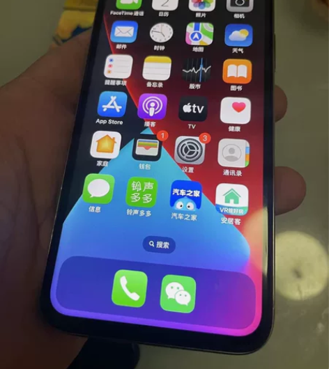 国航??iPhoneX，64g换过屏幕无面...