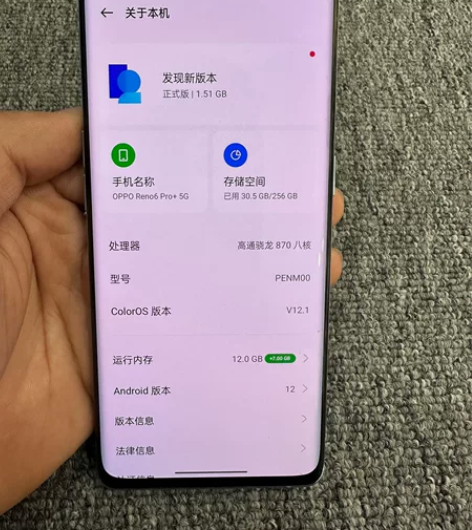 oppo reno6pro+ 12+256...